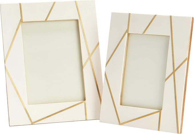 Main + Mesa Resin Photo Frames, Set of 2 (4x6” and 5x7”) | Amazon (US)