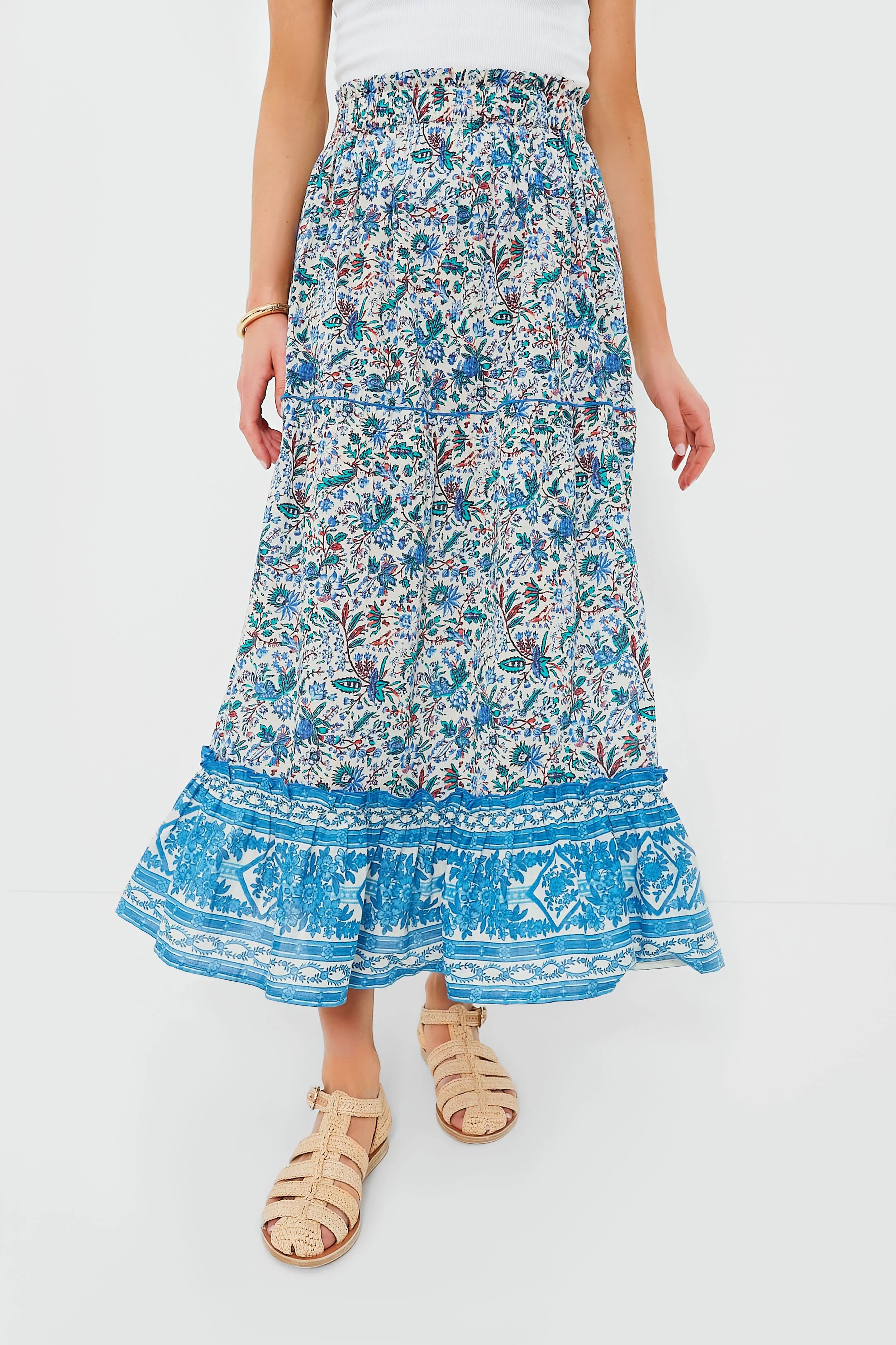 Cornflower Whimsy Prado Skirt | Tuckernuck (US)