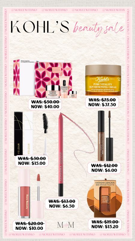 Check out the KOHL'S beauty sale! I've shared my top picks and beauty favorites. Offer valid from May 16th to May 22nd.

Make up
Beauty Essentials
Sale alert
KOHL's
Moreewithmo

#LTKFindsUnder50 #LTKBeauty #LTKGiftGuide
