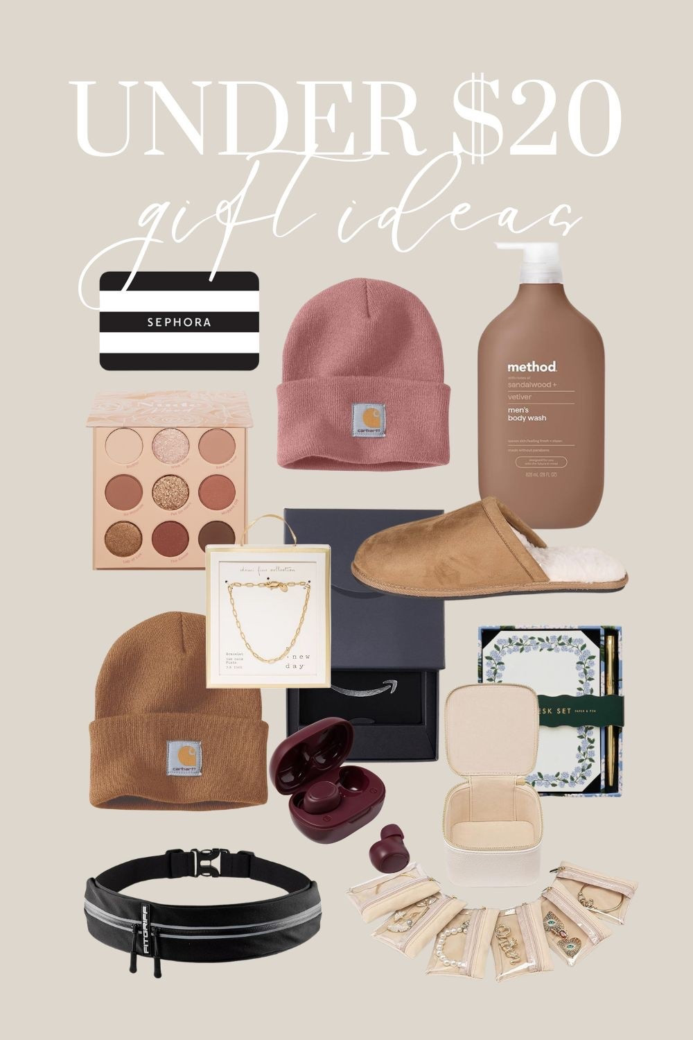 Gift ideas for under $20. 

#LTKFindsUnder50 #LTKHoliday #LTKGiftGuide