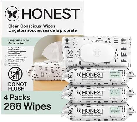 The Honest Company Multi-Use Baby Wipes, Pattern Play, 288 Count | Amazon (US)