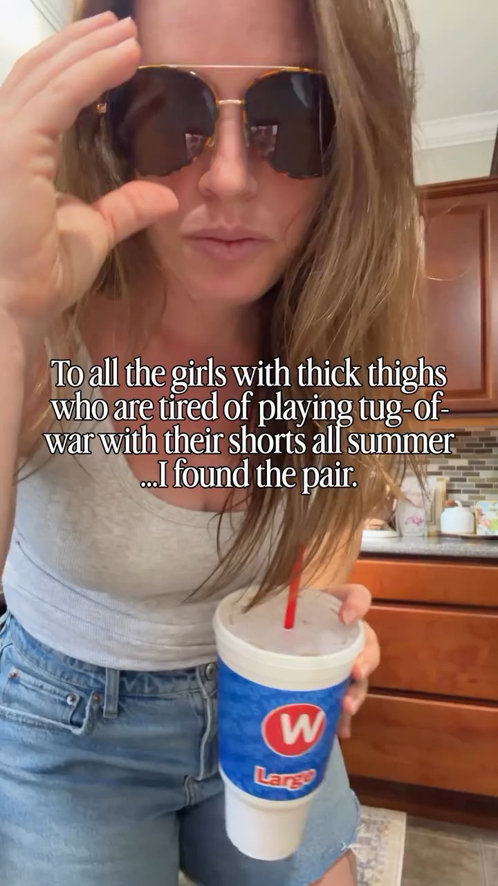 I just want a pair of shorts that will check all the boxes: 
✅ aren’t going to ride up & have my cheeks hanging out
✅ don’t hug my thighs 
✅ aren’t so long that it looks like I joined a convent 

11 pairs of shorts later & the perfect pair does exist! 

#momshorts

#LTKmomlife #LTKootd #LTKPetite