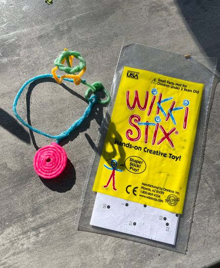 Easy way to keep kids entertained while out to eat! These wiki stix are our favorite. 

#LTKkids