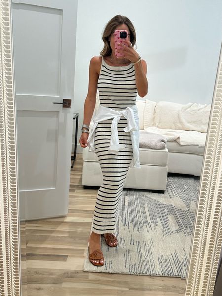 Stripe maxi dress super comfy size xxs petite white blouse size xxs 

#LTKSummerSales #LTKFindsUnder50 #LTKFindsUnder100