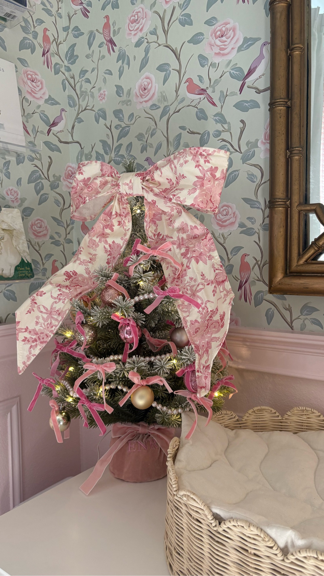 the most stunning girly Christmas tree collab by loveshackfancy & PB kids! 🎀🎄

#LTKSeasonal #LTKHome #LTKHoliday