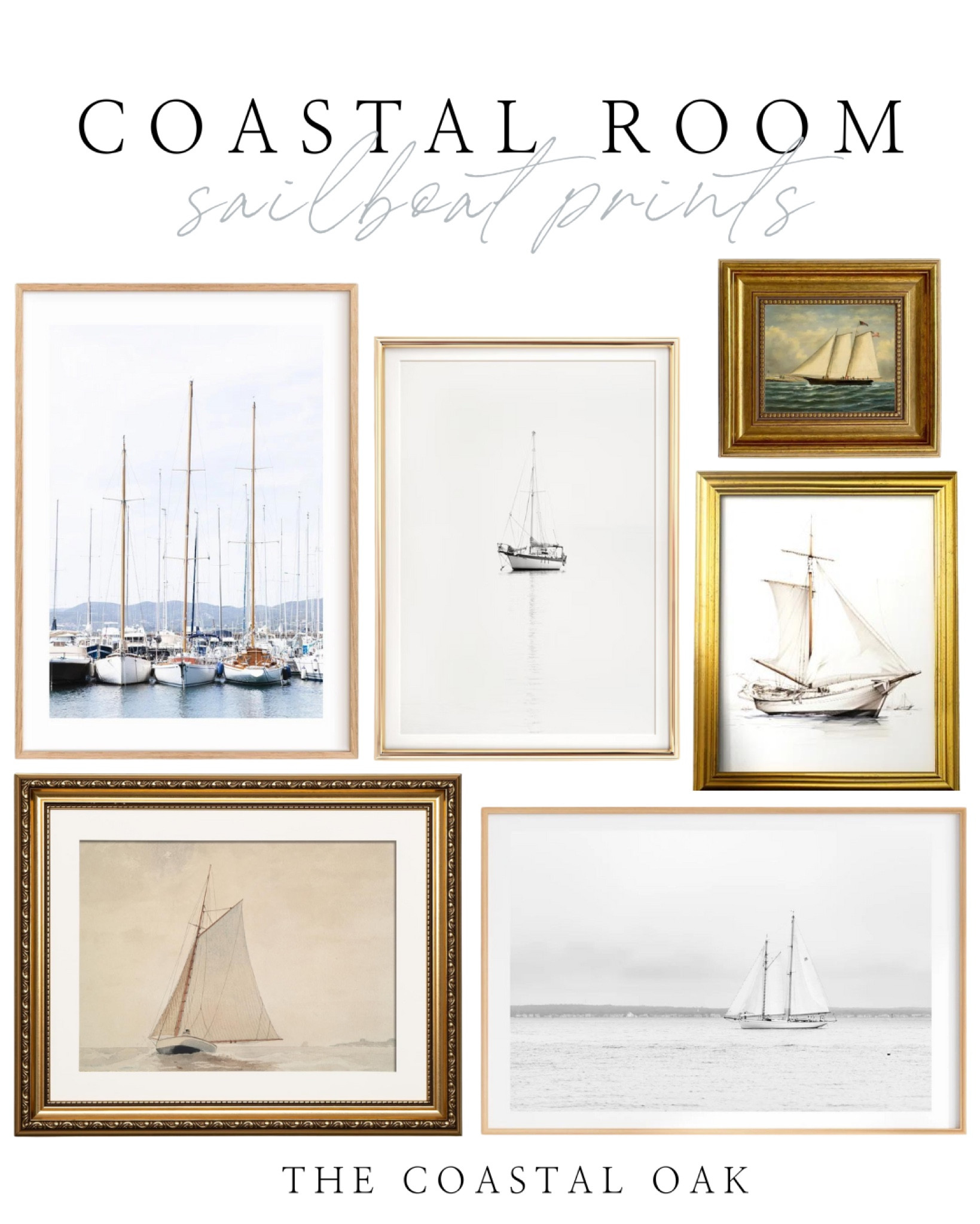 Sailboat prints for coastal vintage decor 

#LTKHome #LTKFindsUnder100 #LTKxWayfair