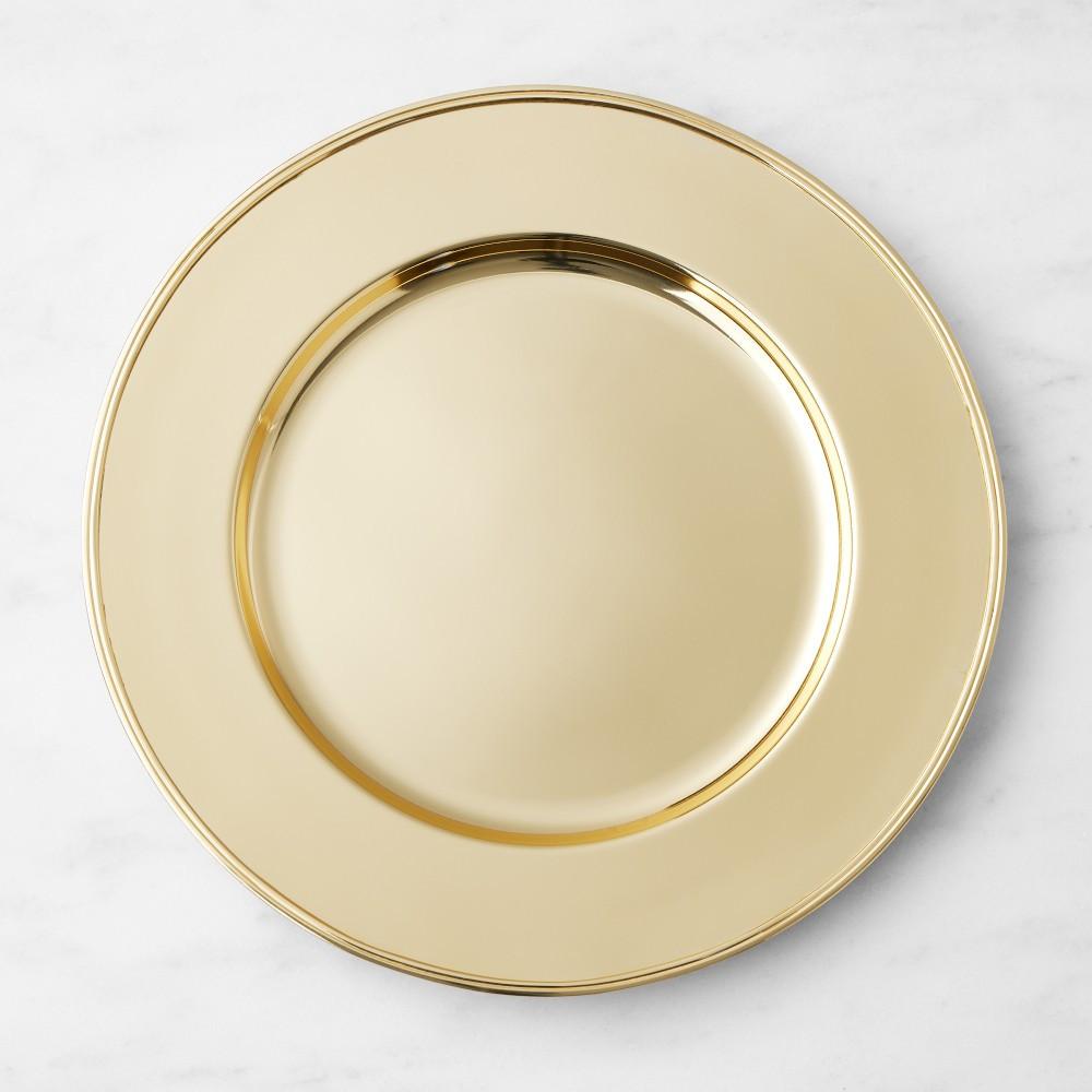 Heirloom Gold Charger | Williams-Sonoma