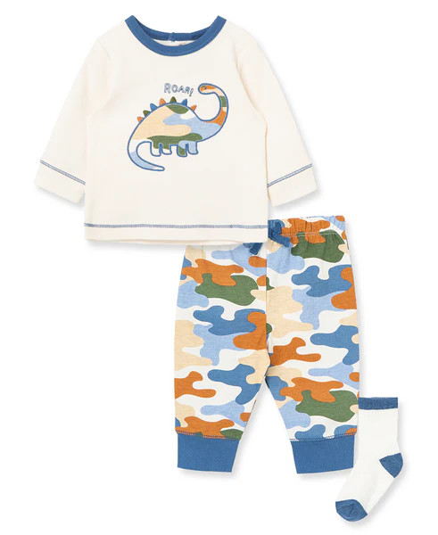 Camo Dino Infant Jogger Set | Little Me