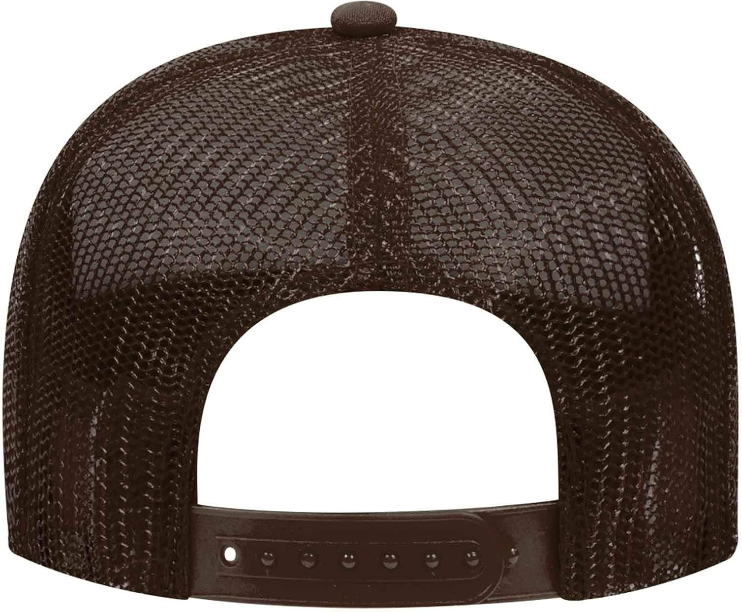 Otto Cap 5 Panel Mid Profile Mesh Back Trucker Hat Polyester Foam Front | Amazon (US)
