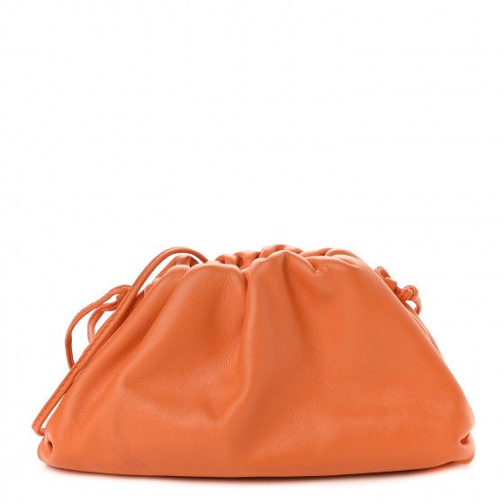 BOTTEGA VENETA Butter Calfskin The Mini Pouch Light Orange | FASHIONPHILE | Fashionphile