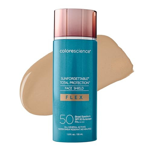 Colorescience Total Protection Face Shield Flex SPF 50, Zinc Oxide Formula, Medium, 1.8 fl. oz. | Amazon (US)