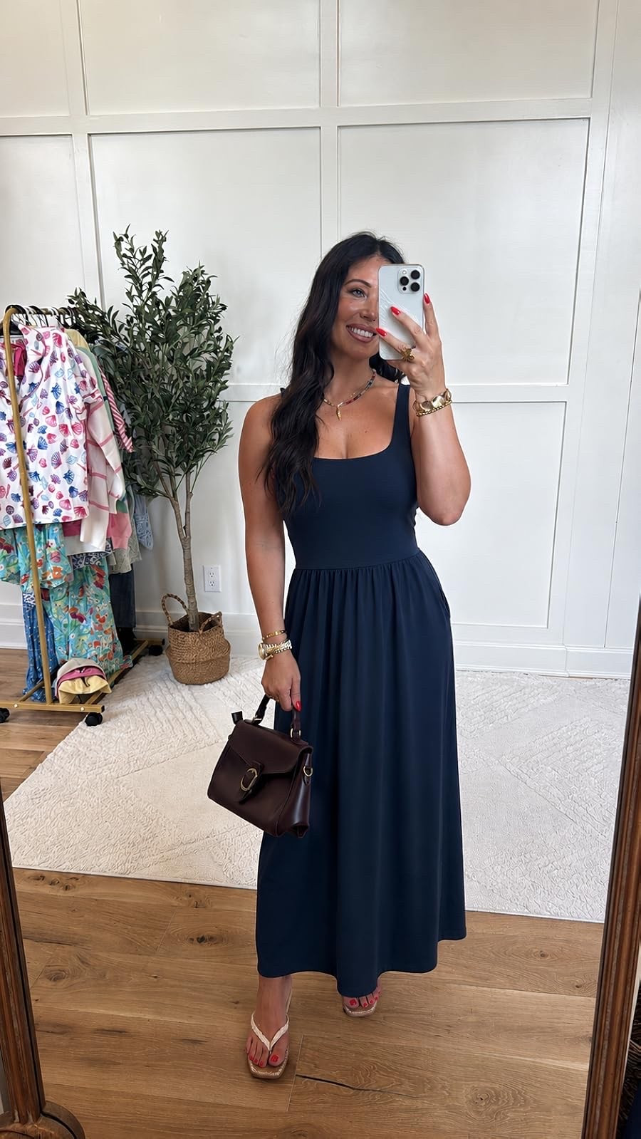 If I could recommend one dress... it would be this one! 💙 Flattering, comfortable, has pockets, and can easily be dressed up or down. A total closet staple!

#LTKgrwm #LTKmomlife #LTKootd