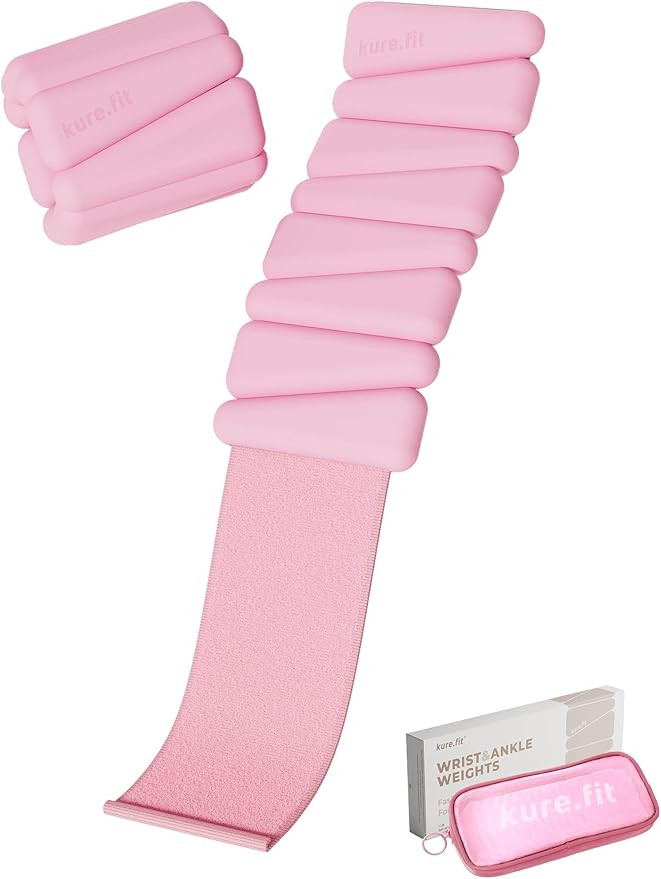 Adjustable Wrist & Ankle Weights Set - 1lb Pairs | Versatile for Yoga, Walking, Running, Barre, P... | Amazon (US)