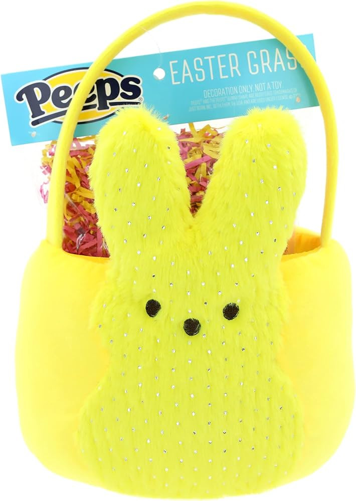 Animal Adventure Peeps Collectible Plush Basket Yellow | Amazon (US)