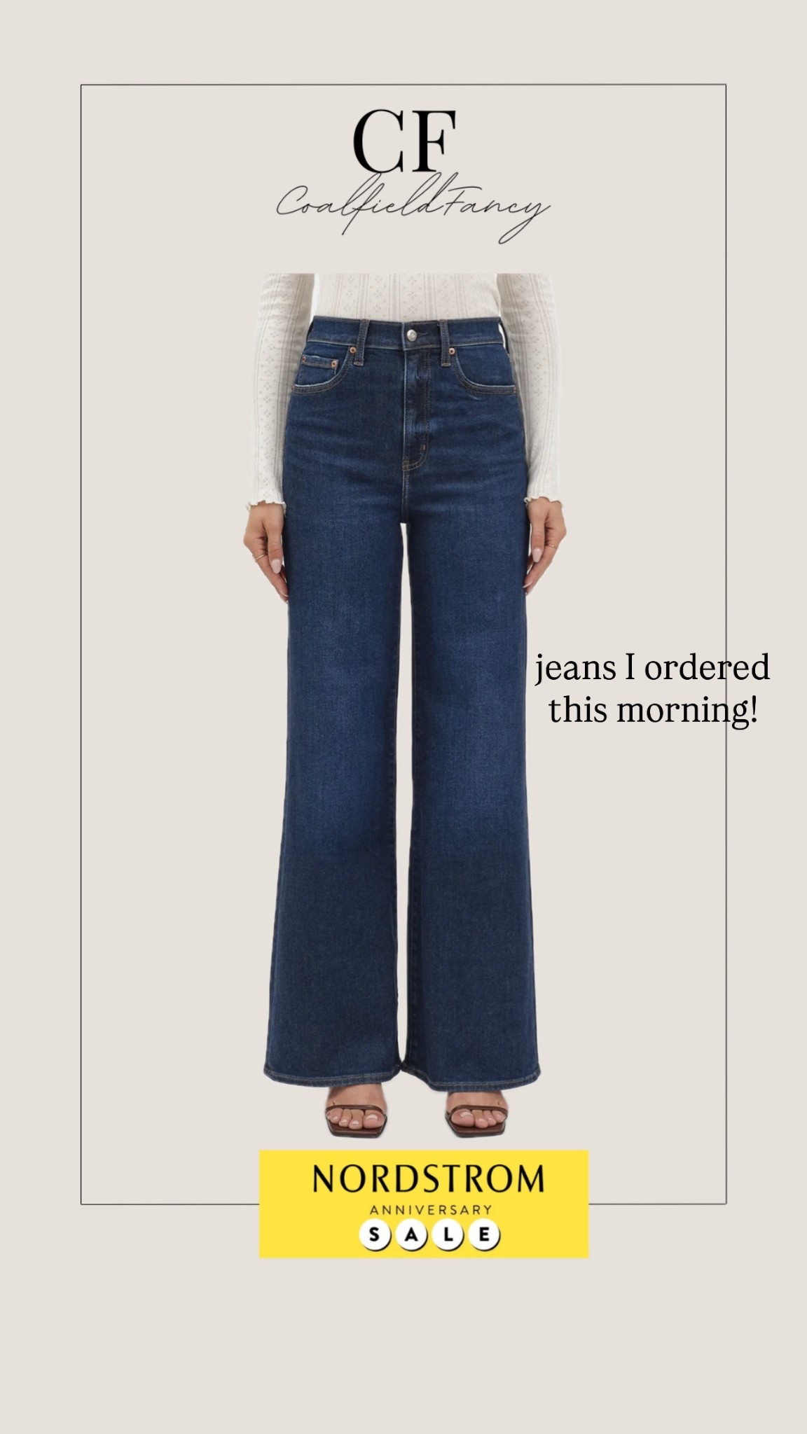 Jeans I ordered this morning from the Nordstrom anniversary sale

#LTKSaleAlert
