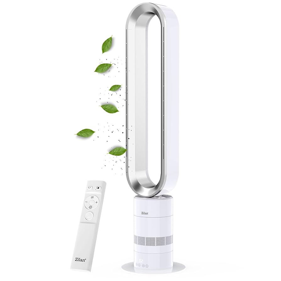 Zilan Turmventilator energiesparender BLDC Motor mit Fernbedienung Ventilator energiesparend oszi... | Amazon (DE)
