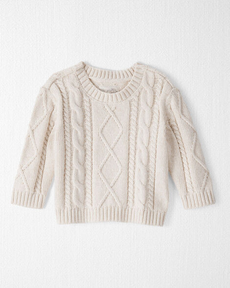 Baby Organic Cotton Cable Knit Sweater - Little Planet | Carter's | Carter's Inc