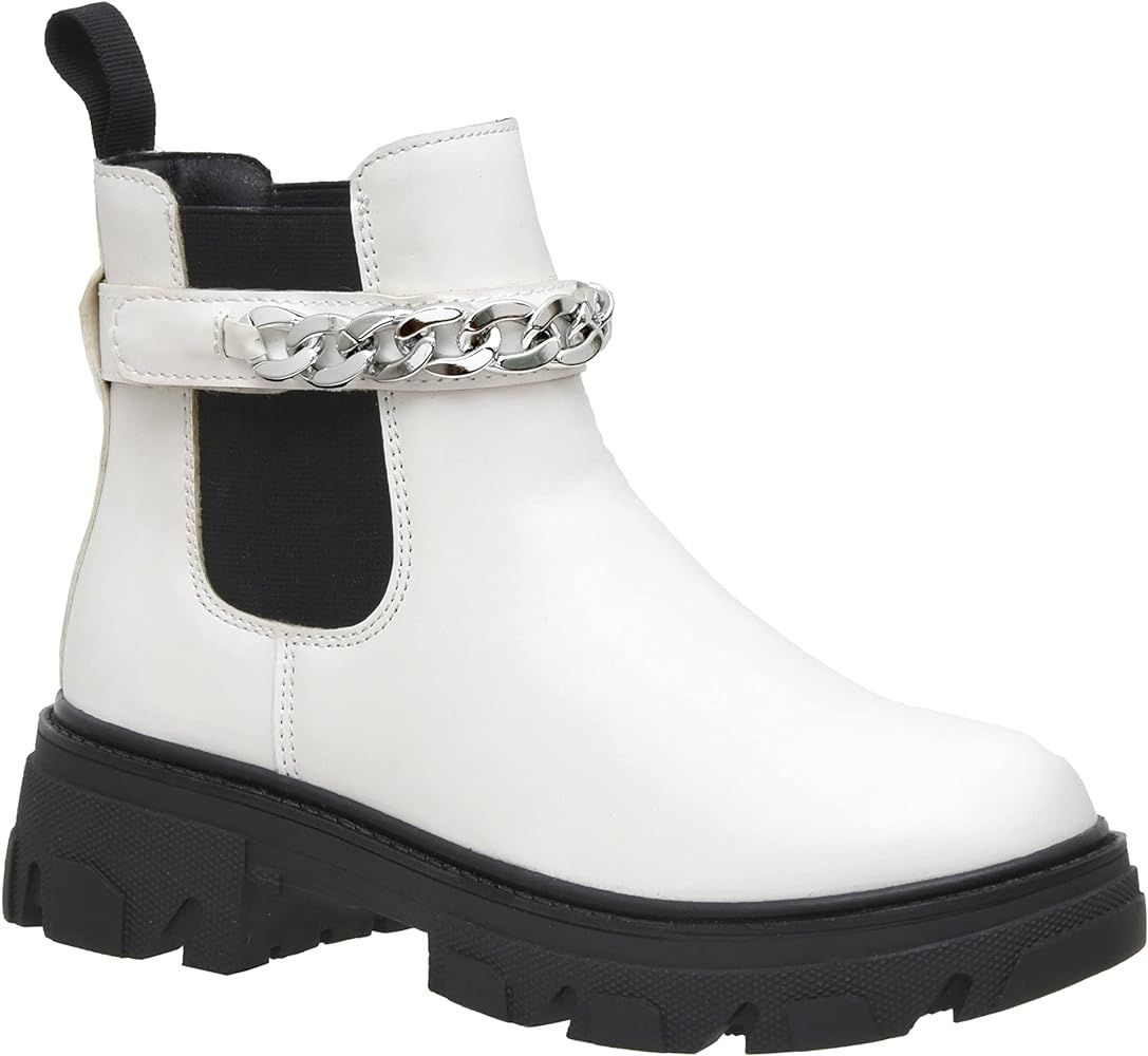 CUSHIONAIRE Women's Clover slip on chelsea boot with Detachable Chain +Memory Foam | Amazon (US)