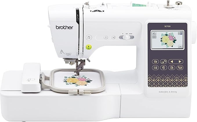 Brother SE700 Sewing and Embroidery Machine, Wireless LAN Connected, 135 Built-in Designs, 103 Bu... | Amazon (US)