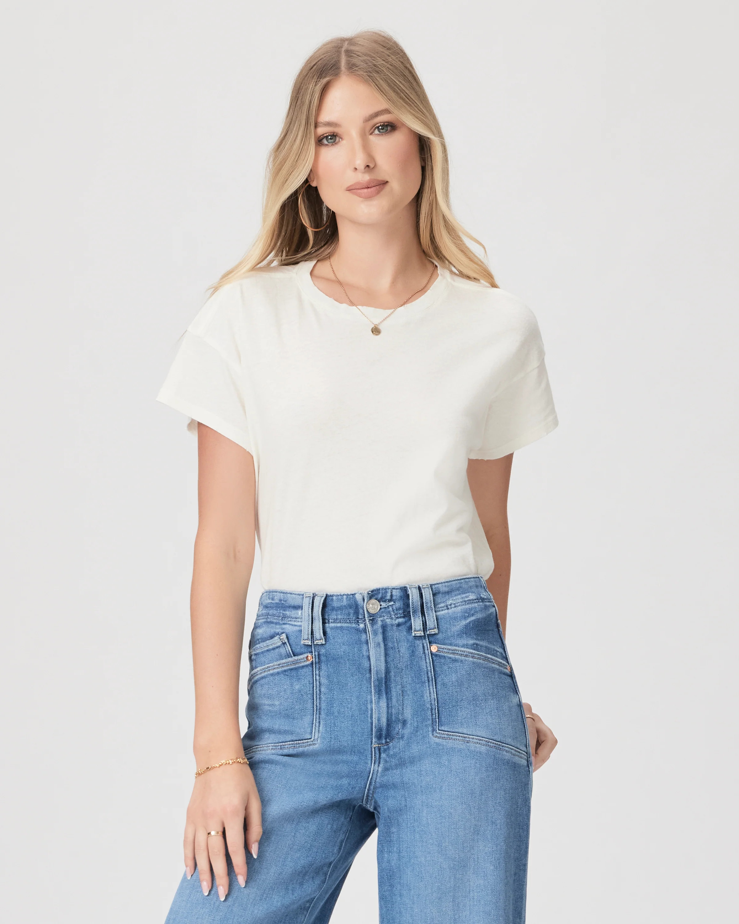 Ren Tee - Off White | Paige