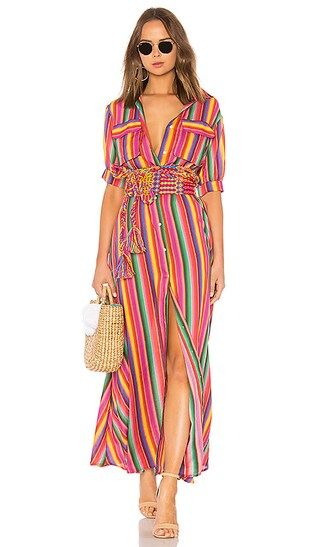 All Things Mochi Isabella Dress in Rainbow | Revolve Clothing (Global)