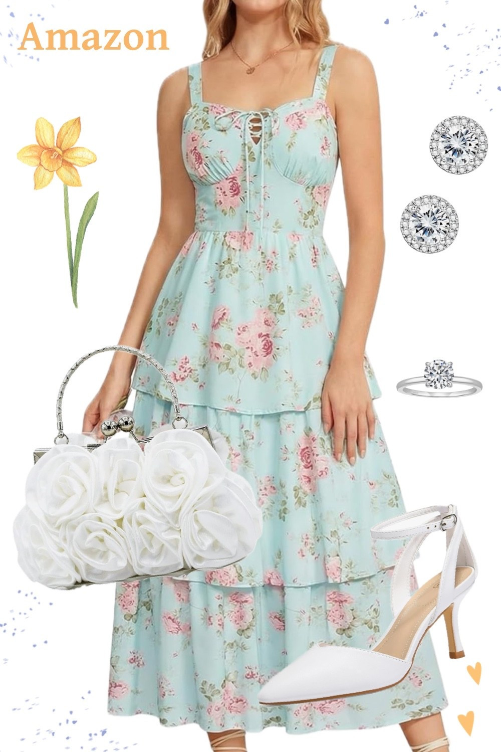 Spring summer women’s dress and accessories on Amazon.

Garden party dress, outdoor wedding, back yard wedding, dressy casual wedding, semi formal wedding guest dress, party dress, event dress, travel ring.

#LTKSeasonal #LTKWedding