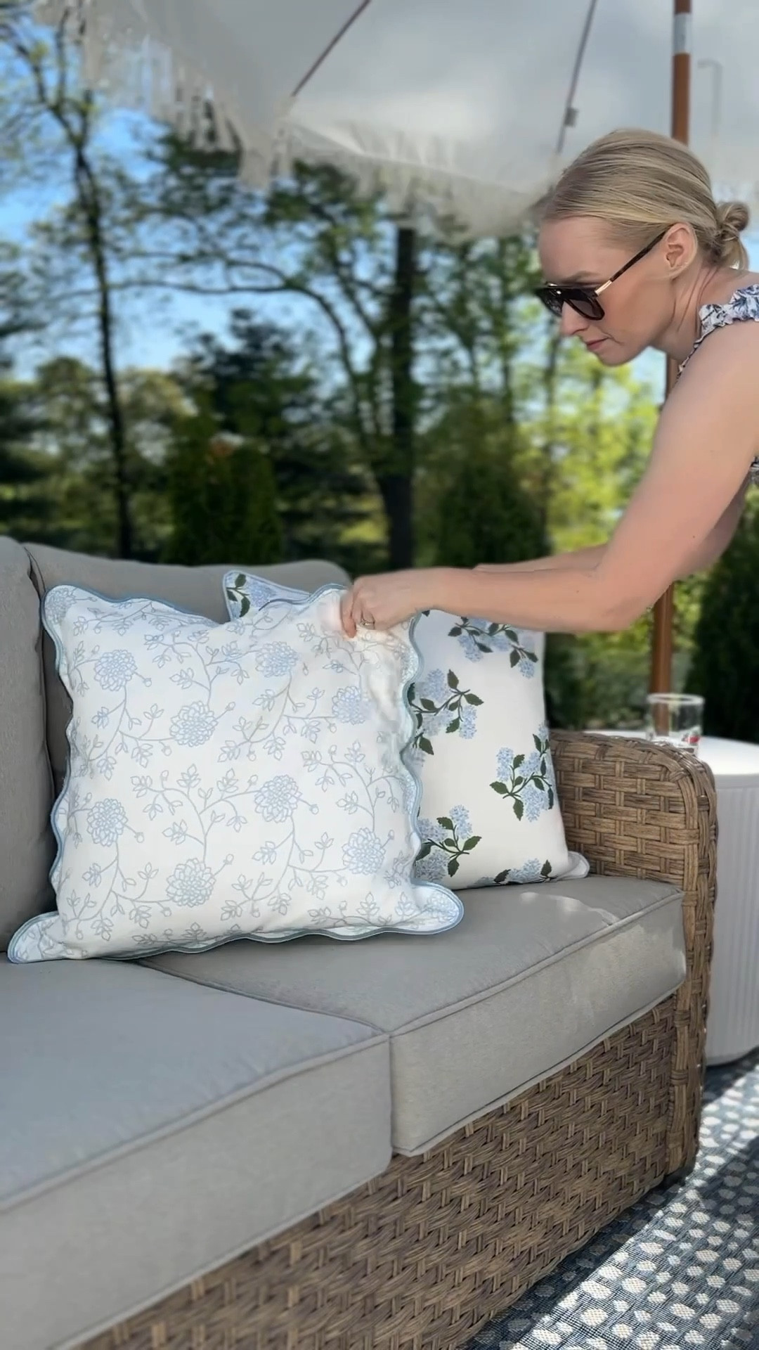 Our new patio - with lots of affordable outdoor furniture and decor from Walmart, Amazon, and Target!

#LTKHome #LTKFamily #LTKSeasonal