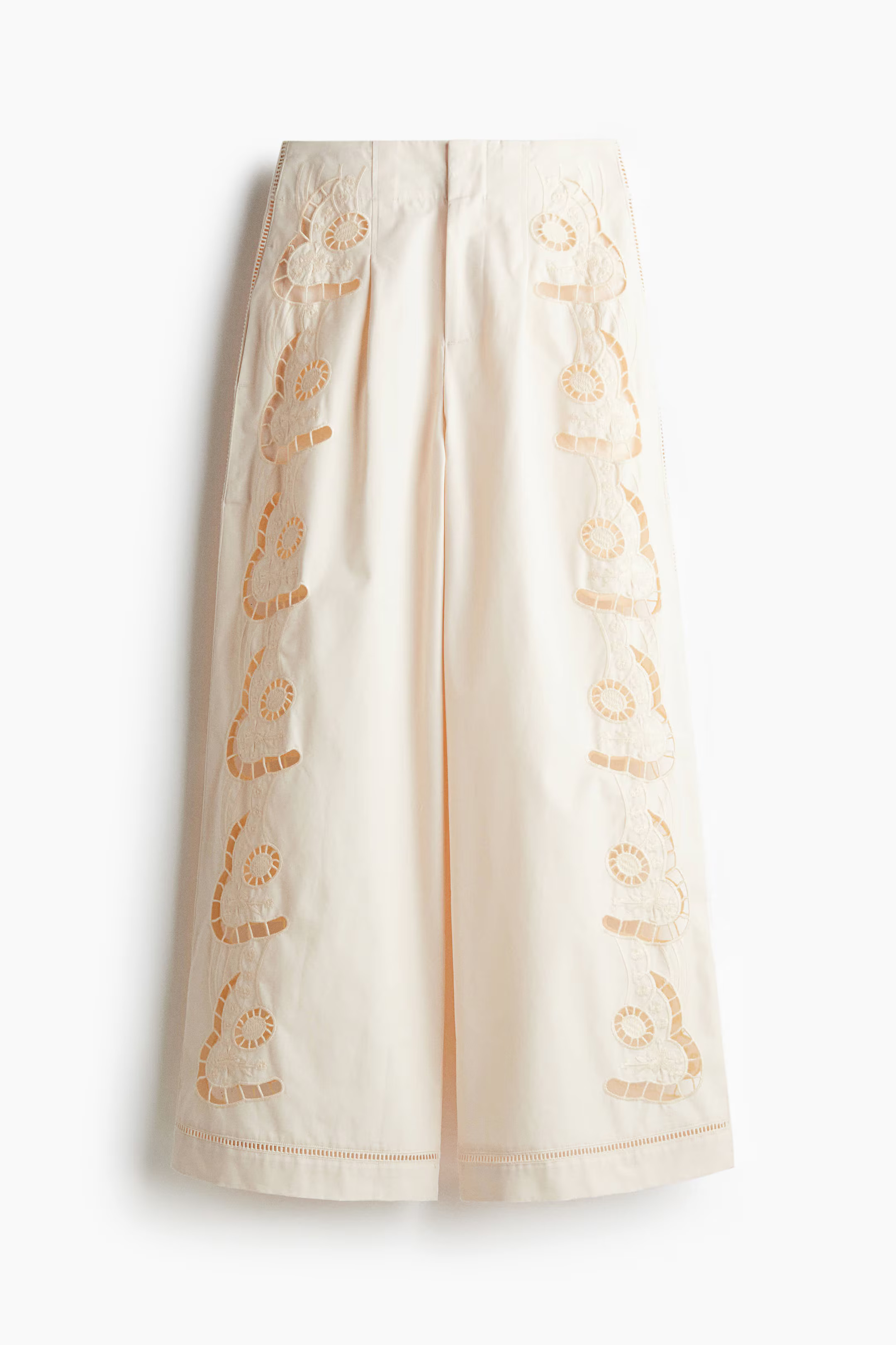 Eyelet-Embroidered Pants | H&M (US + CA)