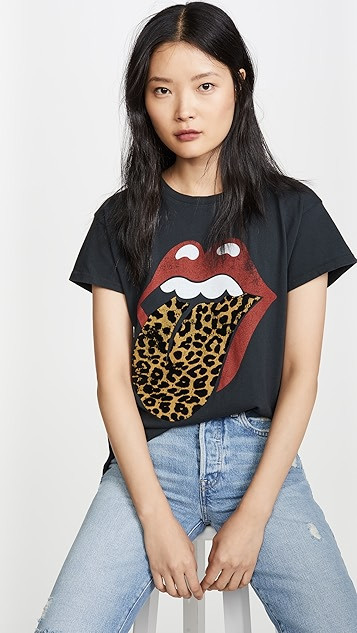 Rolling Stones Leopard Tee | Shopbop