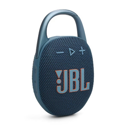 JBL Clip 5 Portable Bluetooth Waterproof Speaker - Blue: USB-C, IP67, 15h Battery Life | Target