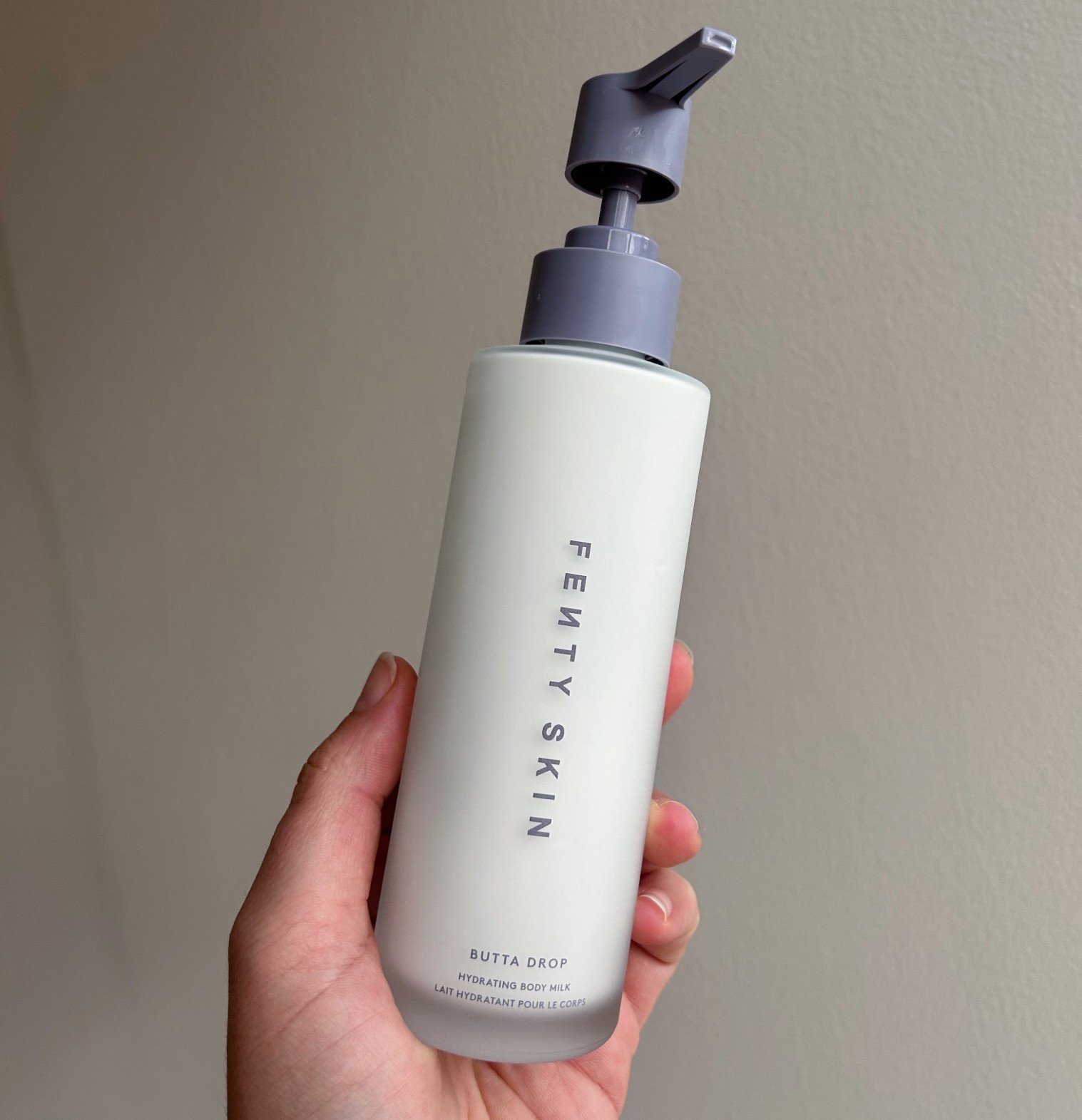 Decided to try Fenty Butta Drop! I was looking for a hydrating lotion that isn’t heavy + easily rubs in. So far I love this stuff and the scent is very light/not overpowering at all.
+ love the pump!
+ all day hydration
+ goes on smooth
+ perfect for a growing baby bump!

#LTKBeauty #LTKBump #LTKFindsUnder50