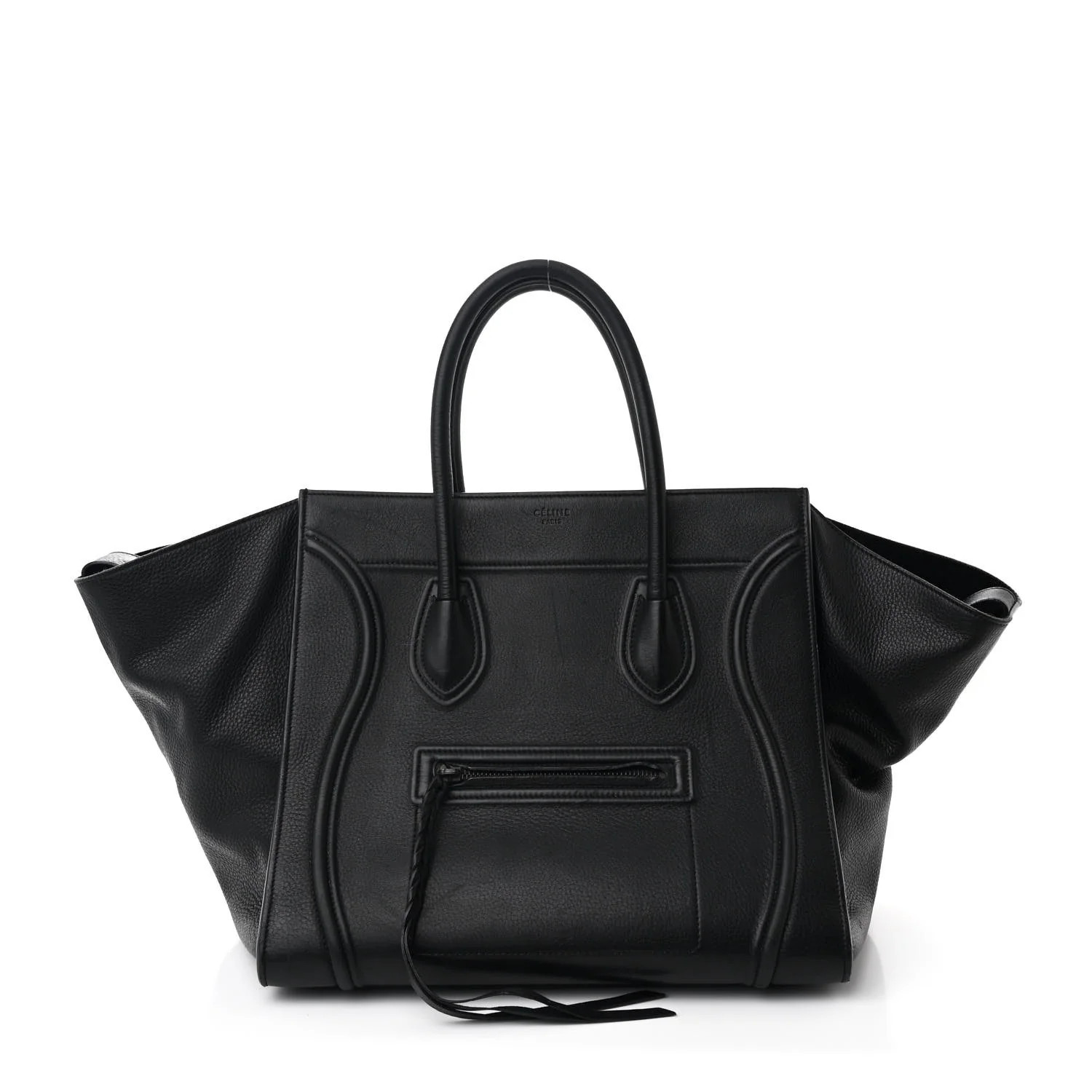 Supple Calfskin Medium Phantom Luggage Black | FASHIONPHILE (US)