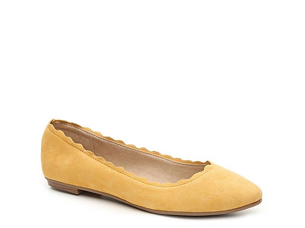 Crown Vintage Weslyn Ballet Flat - Women's - Mustard Yellow | DSW