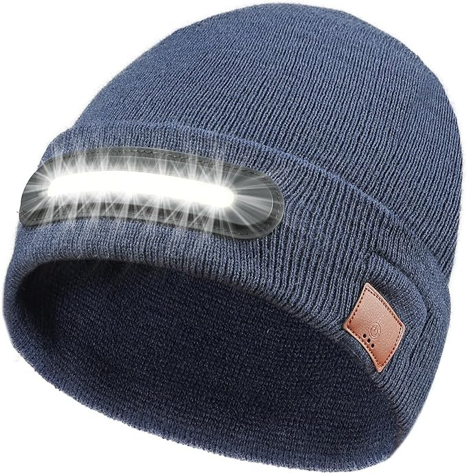 RANCOVY LED Beanie with Light, Unisex USB Rechargeable Headlamp Beanie Flashlight Beanie Hat for ... | Amazon (US)