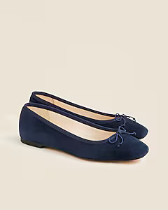 Quinn ballet flats in suede | J. Crew US