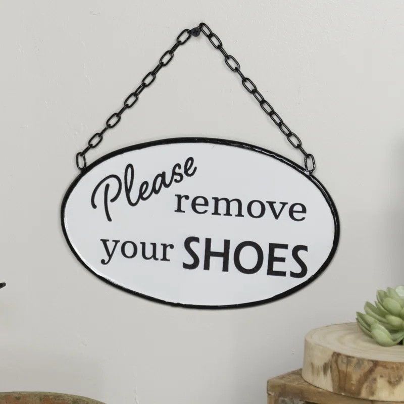 Metal Remove Shoes Wall Décor | Wayfair North America