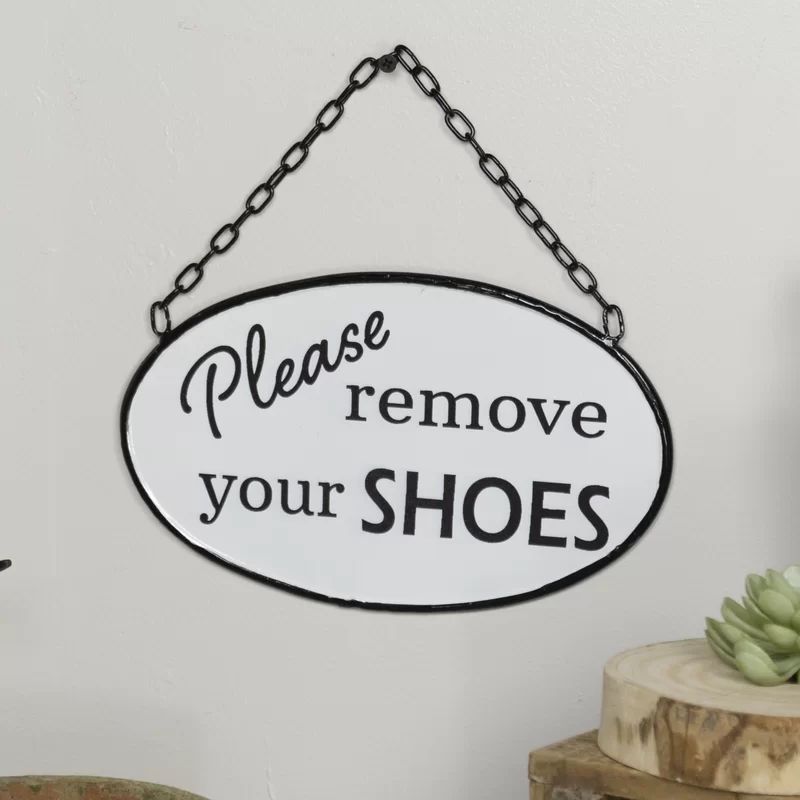 Metal Remove Shoes Wall Décor | Wayfair North America