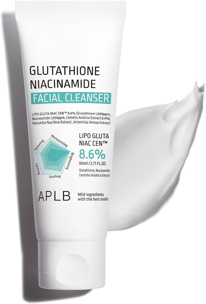APLB Glutathione Niacinamide Facial Cleanser | LIPO GLUTA NIAC CEN\u2122 8.6% 2.71 FL.OZ/Korean S... | Amazon (US)