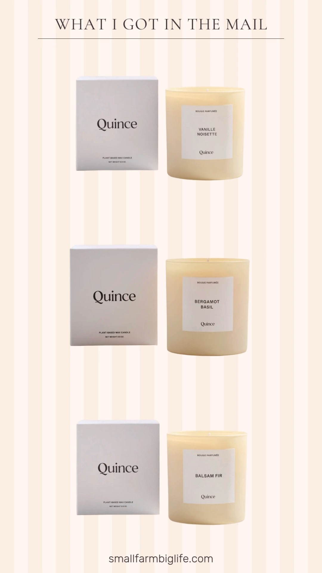 I love Quinces candles! They are still on sale 2 for $20 each. Buy yourself one and buy one for a gift.  

 #LTKHome #LTKSaleAlert #LTKFindsUnder50