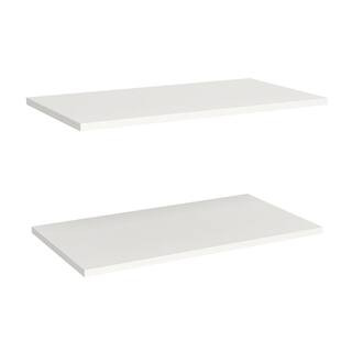 ClosetMaid Impressions White Shelves for 25 in. W Impressions Tower (2-Pack)-14535 - The Home Dep... | The Home Depot