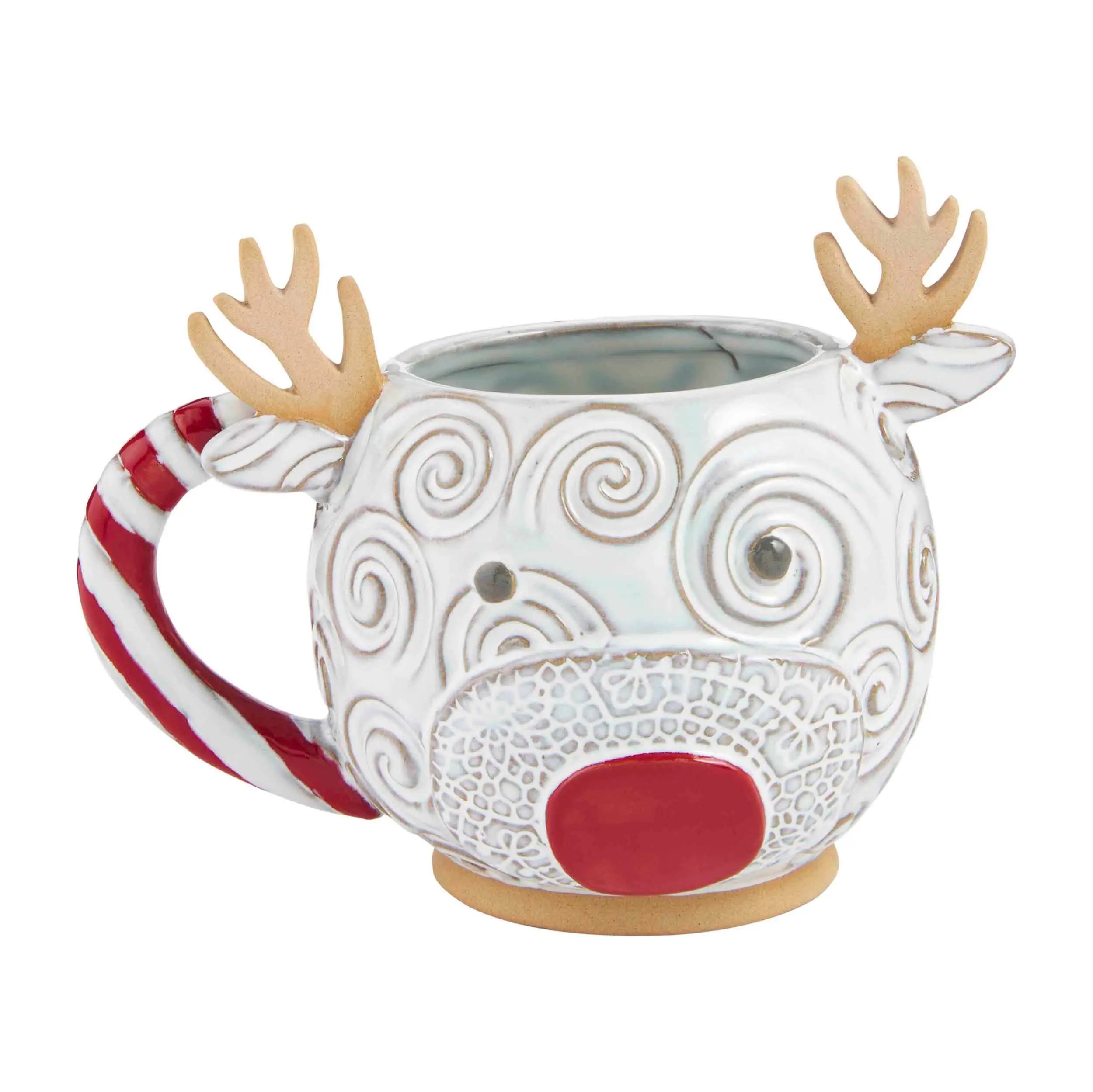 Reindeer swirl mug | Mud Pie (US)
