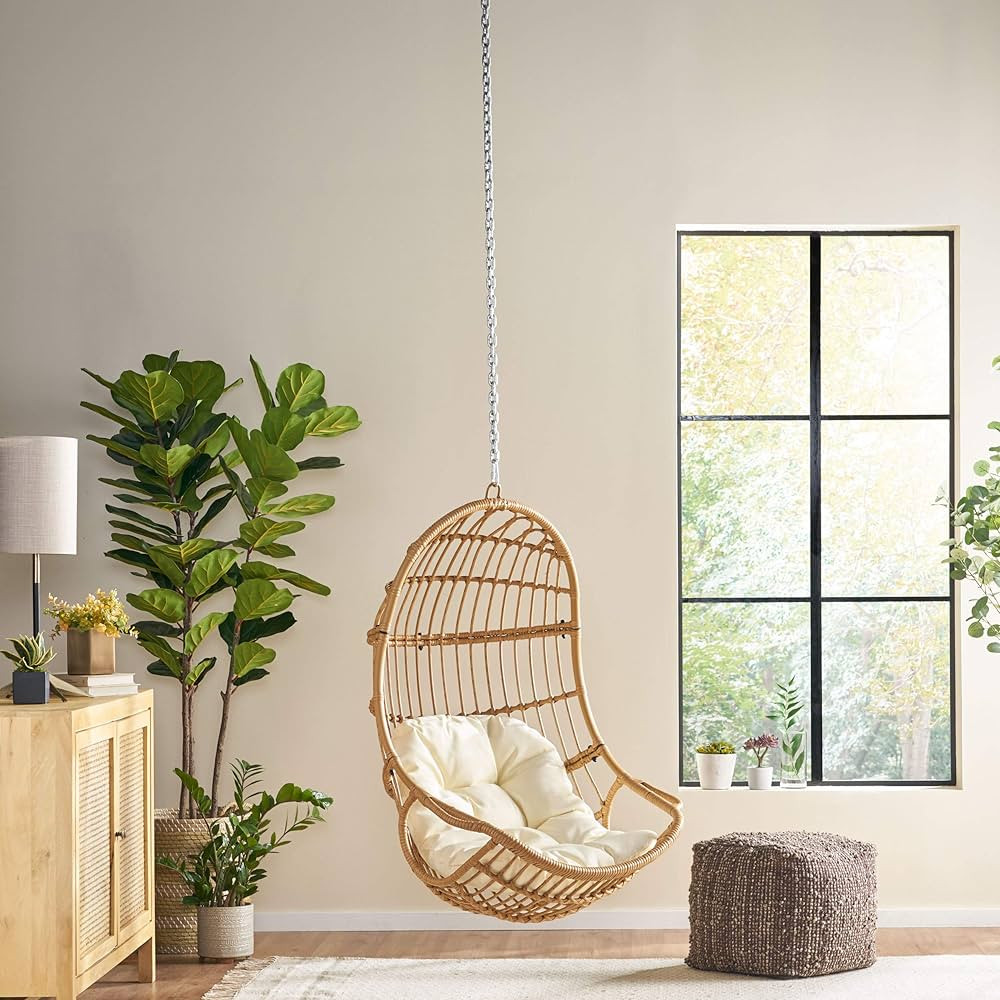 Christopher Knight Home Hammock/Swing, Light Brown + Beige | Amazon (US)