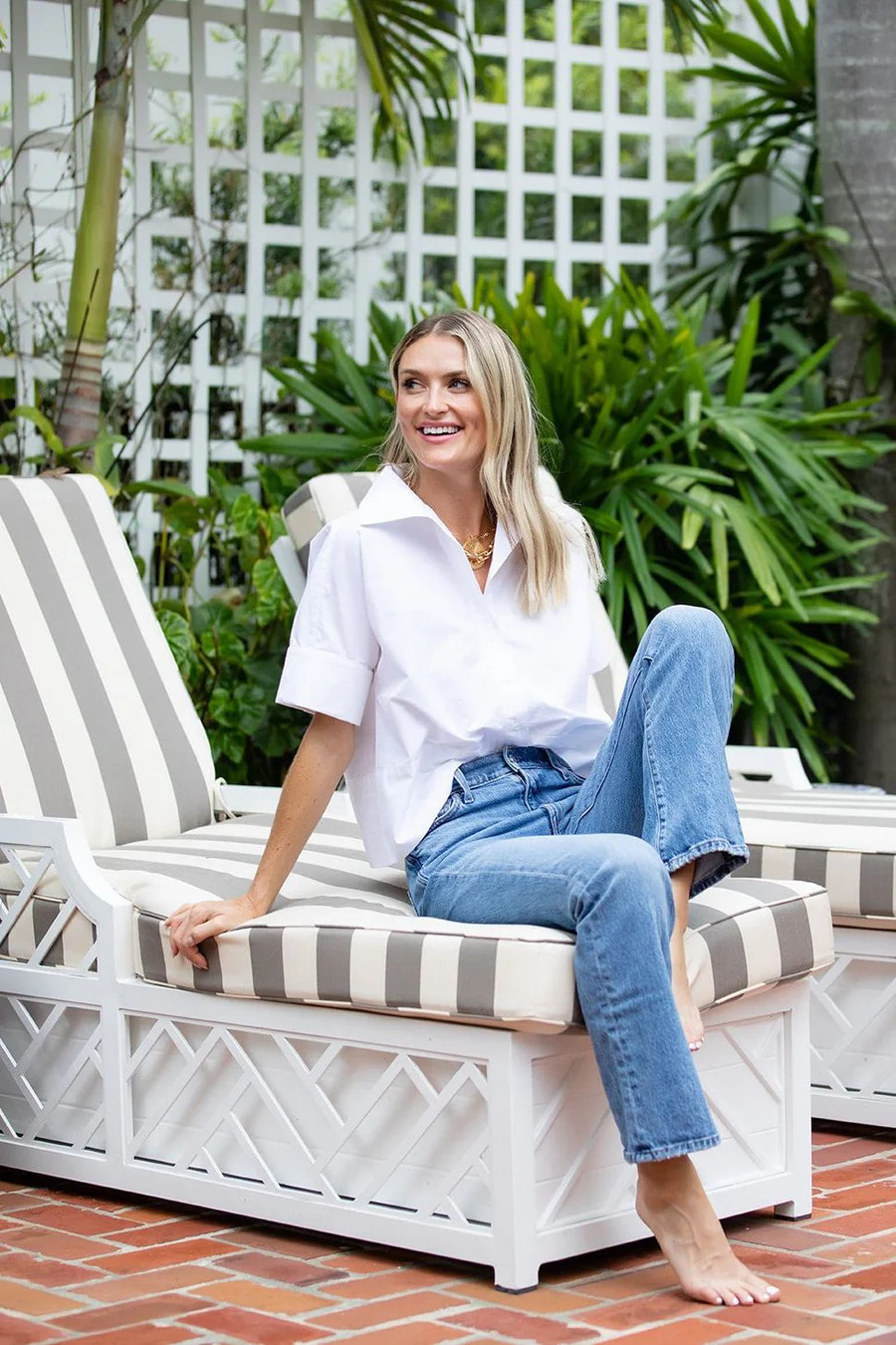The Antibes Shirt - Blanc | Julia Amory