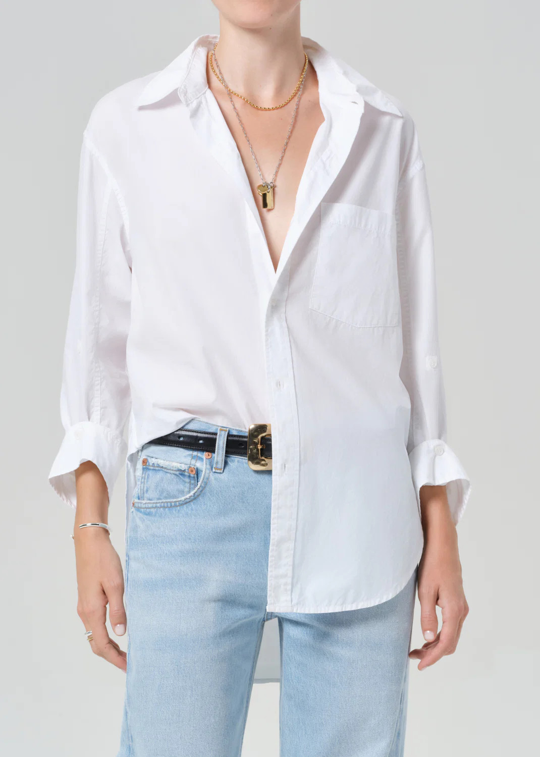 Kayla Shirt in Optic White | Citizens of Humanity