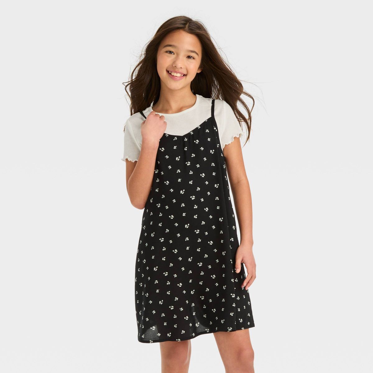Girls' 2-for-1 Slip Dress - art class™ | Target