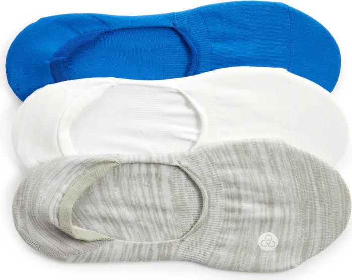 Zella Assorted 3-Pack No-Show Sneaker Socks | Nordstrom | Nordstrom