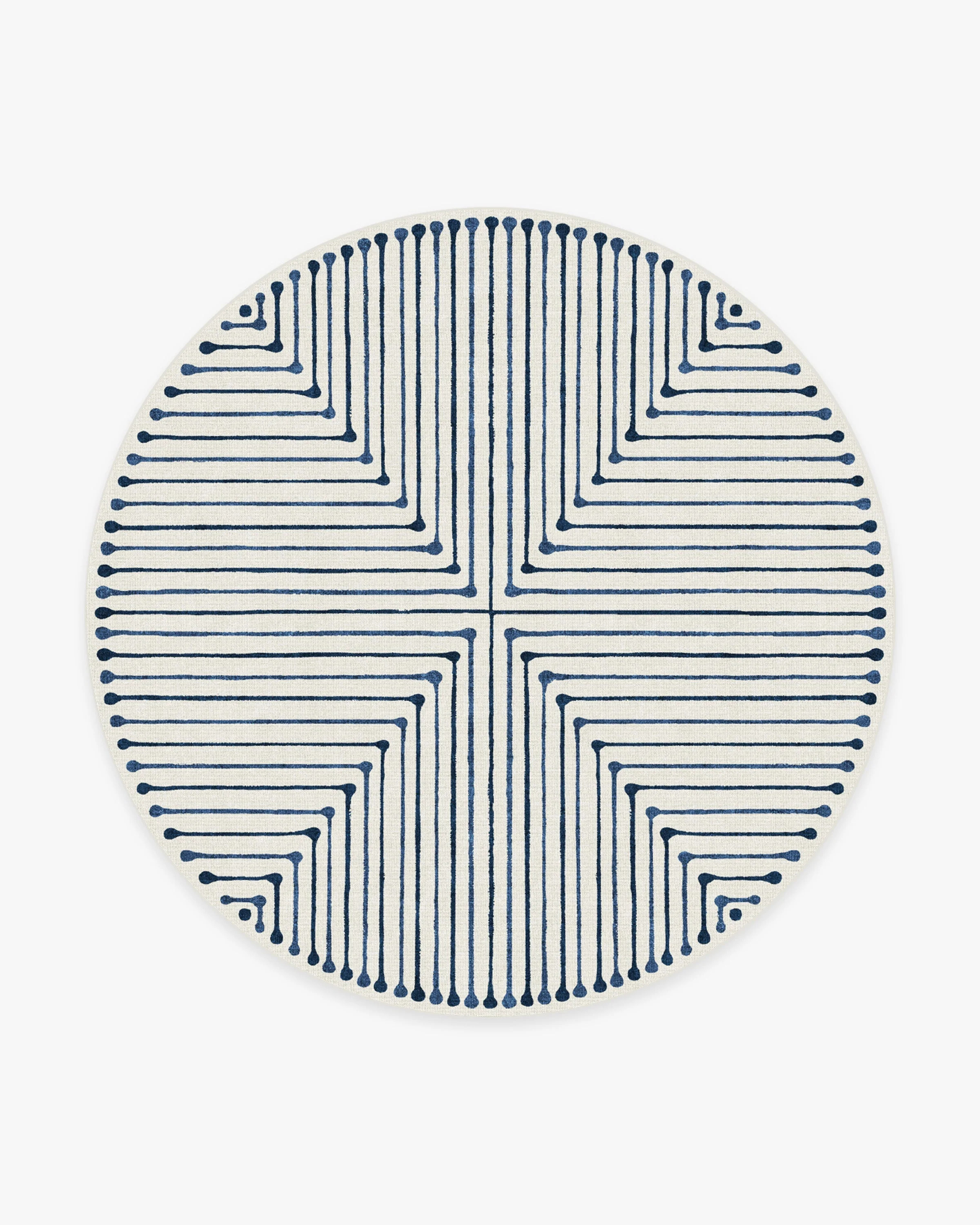 Jonathan Adler Inkdrop Lapis Blue Rug | Ruggable | Ruggable