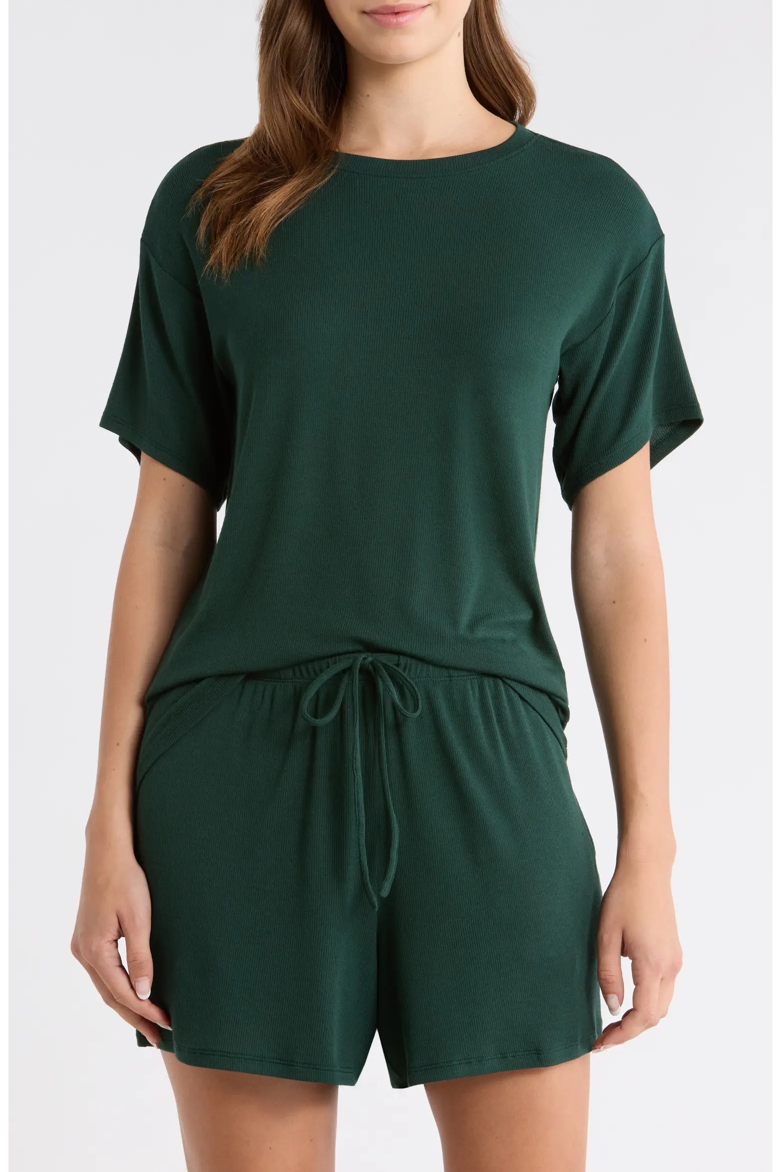 Moonlight Eco Easy Rib Short Pajamas (Women) | Nordstrom | Nordstrom