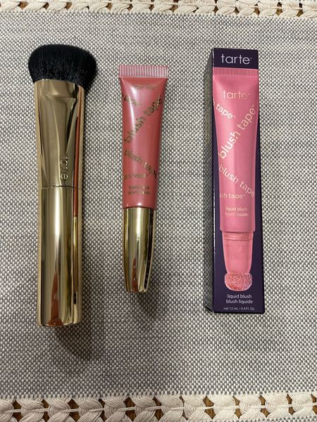 New Tarte Blush Tape in the color berry and comes with a beautiful gold angled brush for blending! 

#LTKstyletip #LTKunder50 #LTKbeauty