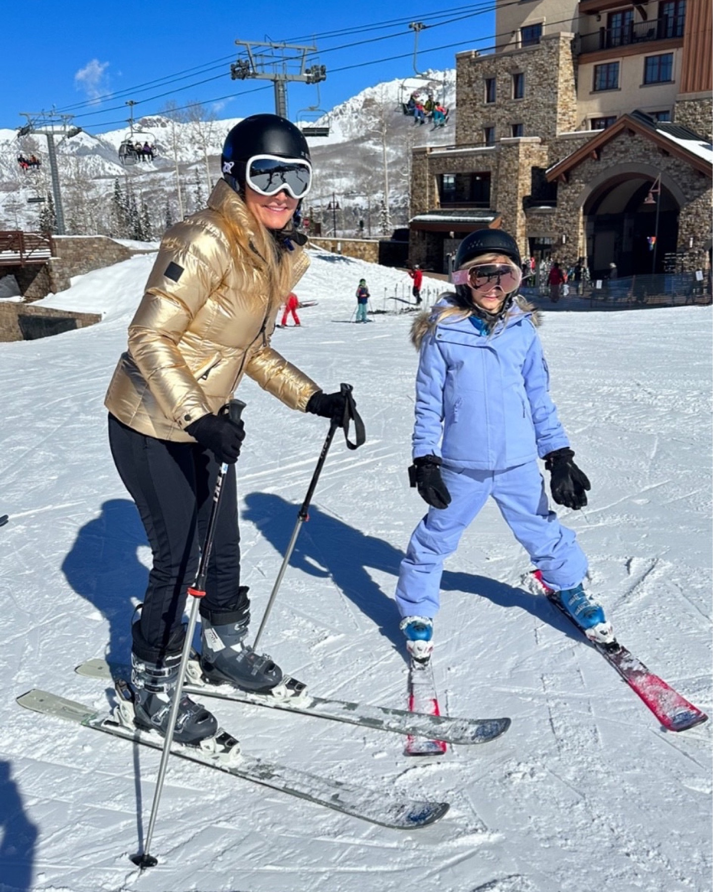 My gold jacket finally restocked! Linked both of our ski outfits

#LTKkids #LTKstyletip #LTKover40